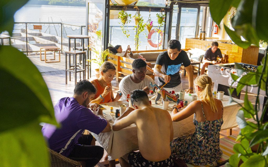 Daily activities and parties at Mayan Monkey