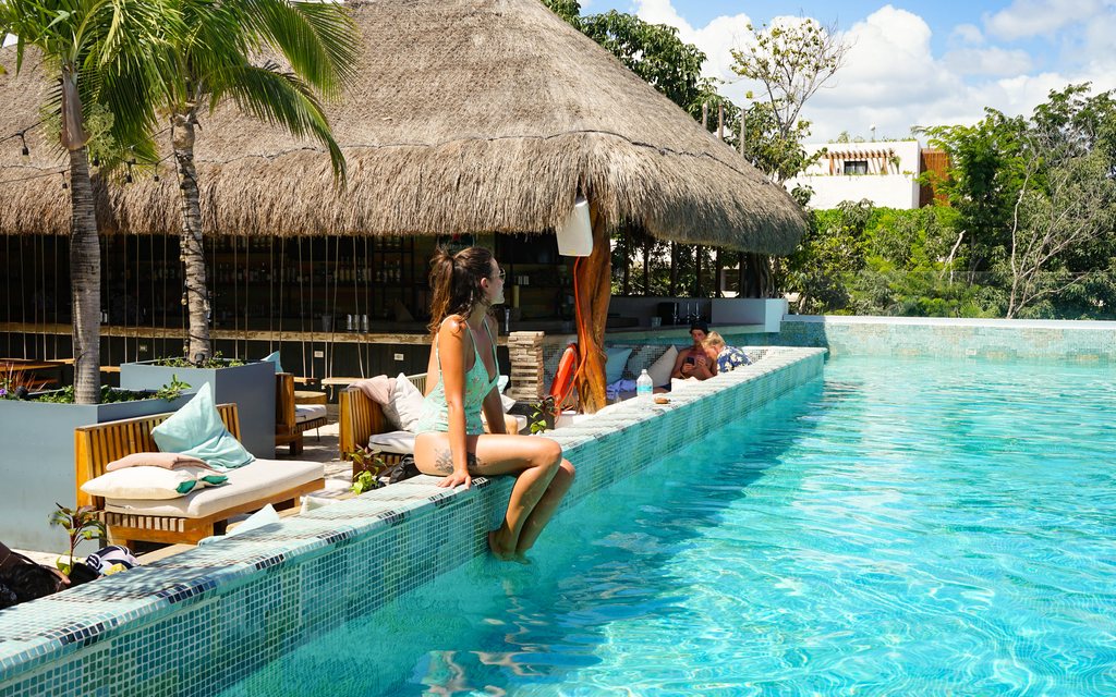 Pool at Mayan Monkey