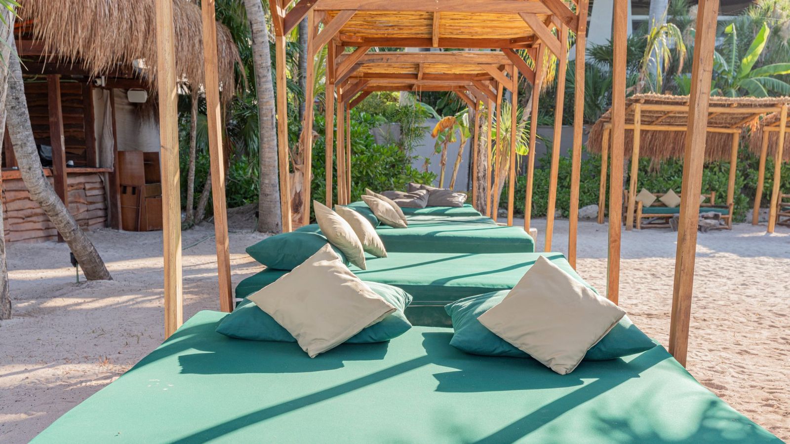 Terrace overlooking the Caribbean