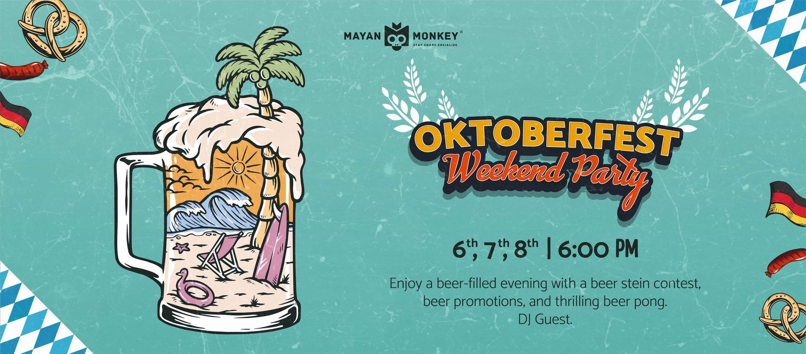 Oktoberfest Weekend Party at Mayan Monkey