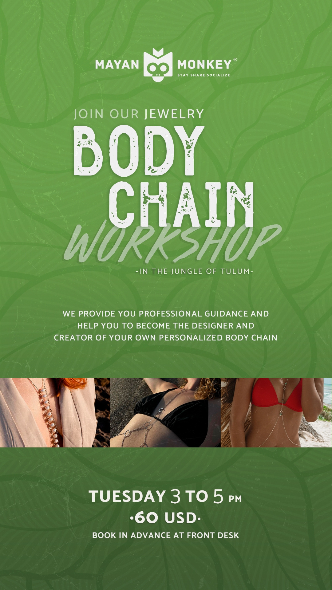 Body Chain-Workshop-Mayan Monkey