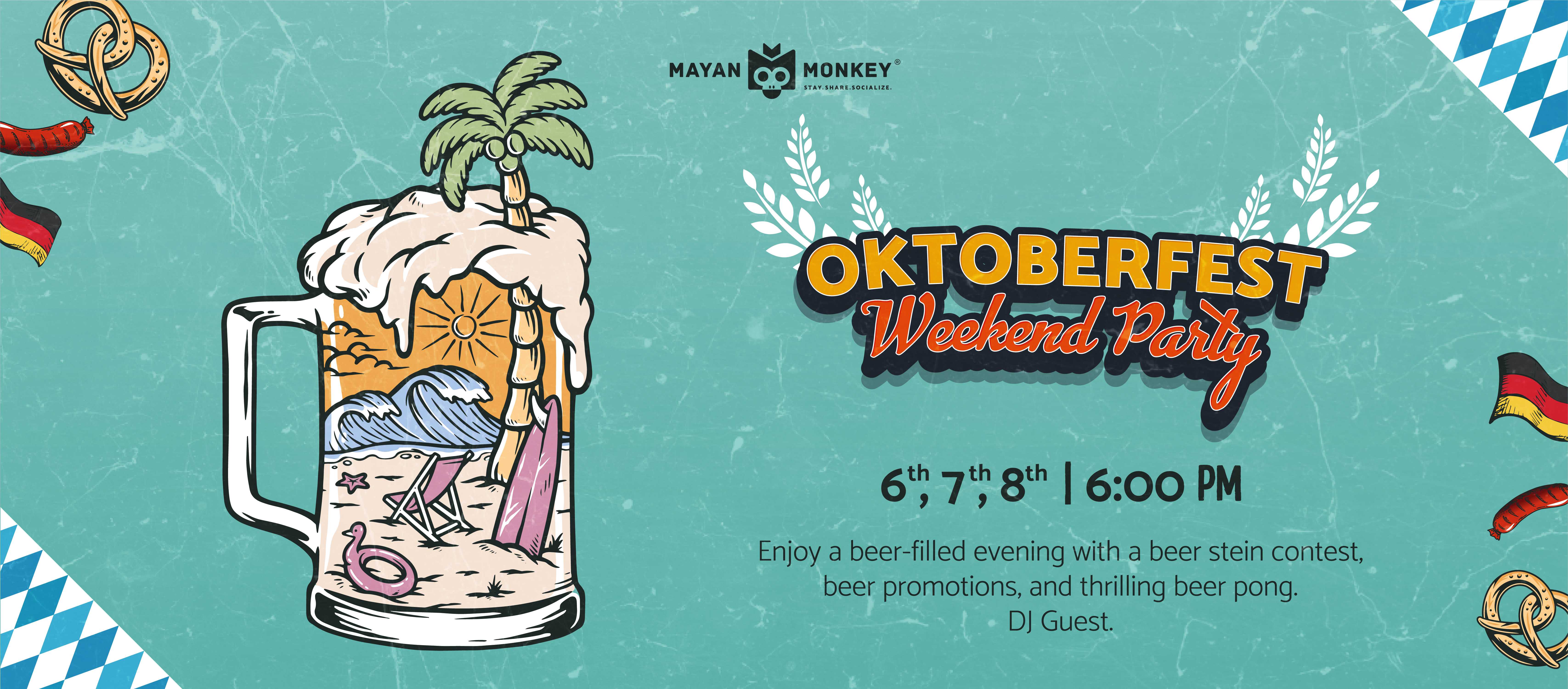 Fin de semana de Oktoberfest en Mayan Monkey