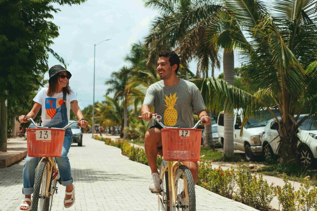 bicycles in tulum