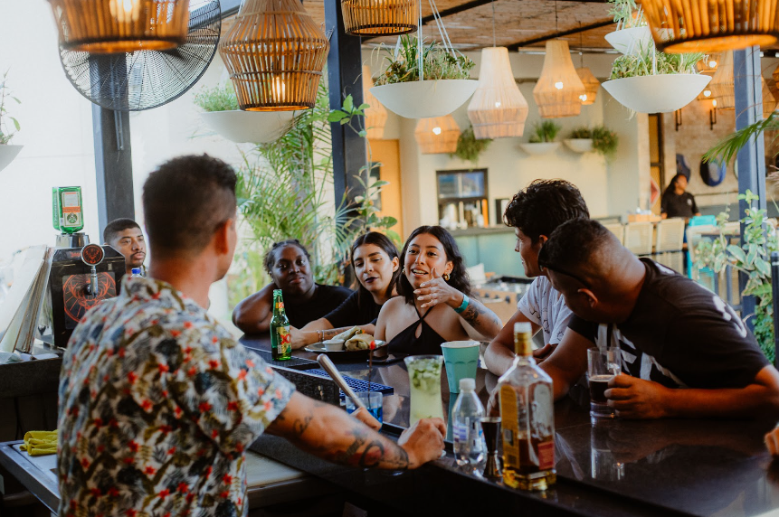 Traveler Community at Mayan Monkey Los Cabos in Mixology Class